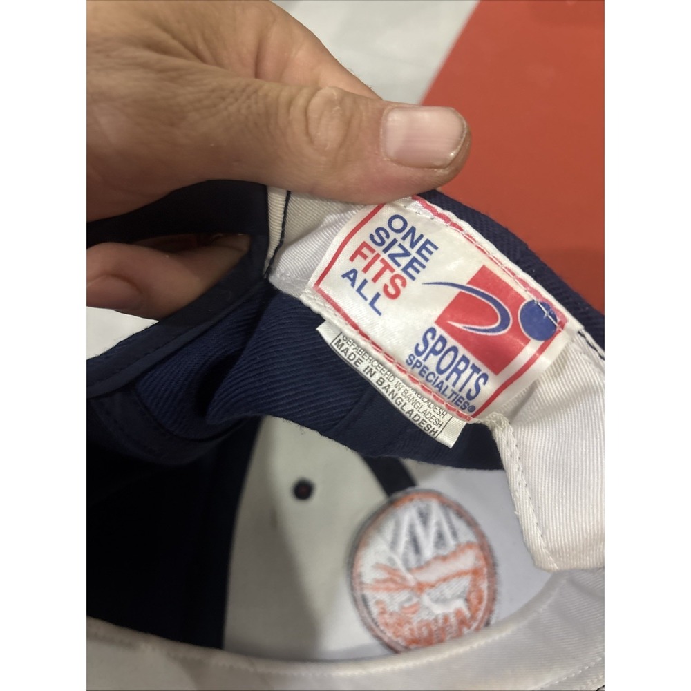 90s Sports Specialties Snapback Hat Rare NY Islanders Nwt Deadstock - Picture 5 of 6